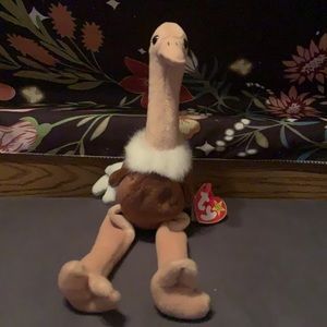 Ty Beanie Babies Stretch the Ostrich